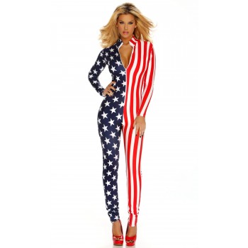 Stars and Stripes Jumpsuit ADULT HIRE